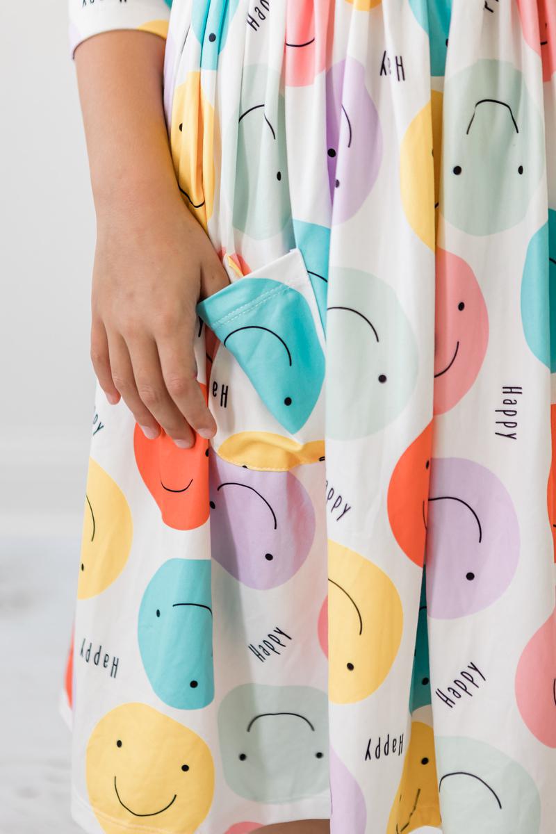 Happy Days 3/4 Pocket Twirl Dress 5