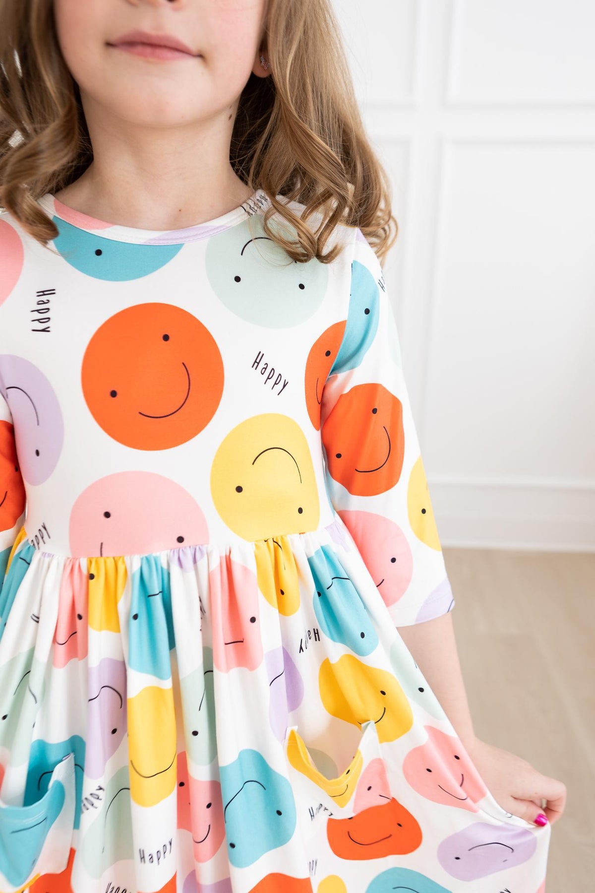 Happy Days 3/4 Pocket Twirl Dress 8