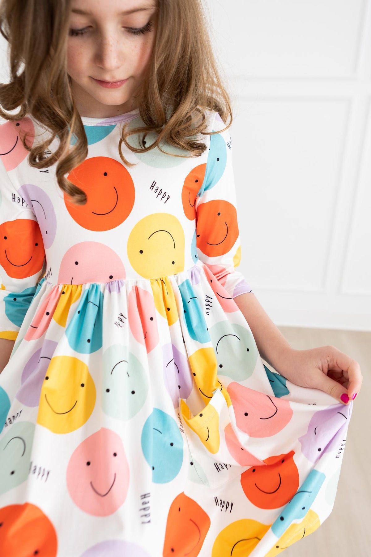 Happy Days 3/4 Pocket Twirl Dress 1