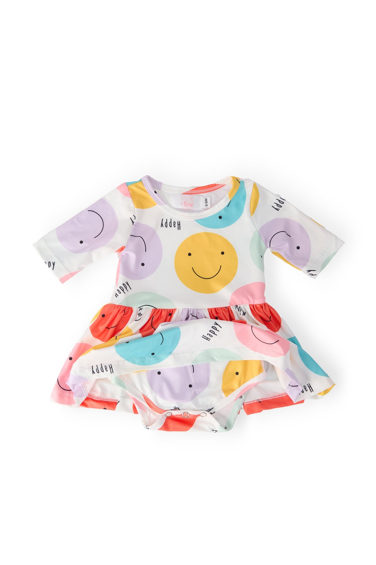 Happy Days 3/4 Sleeve Twirl Bodysuit 3