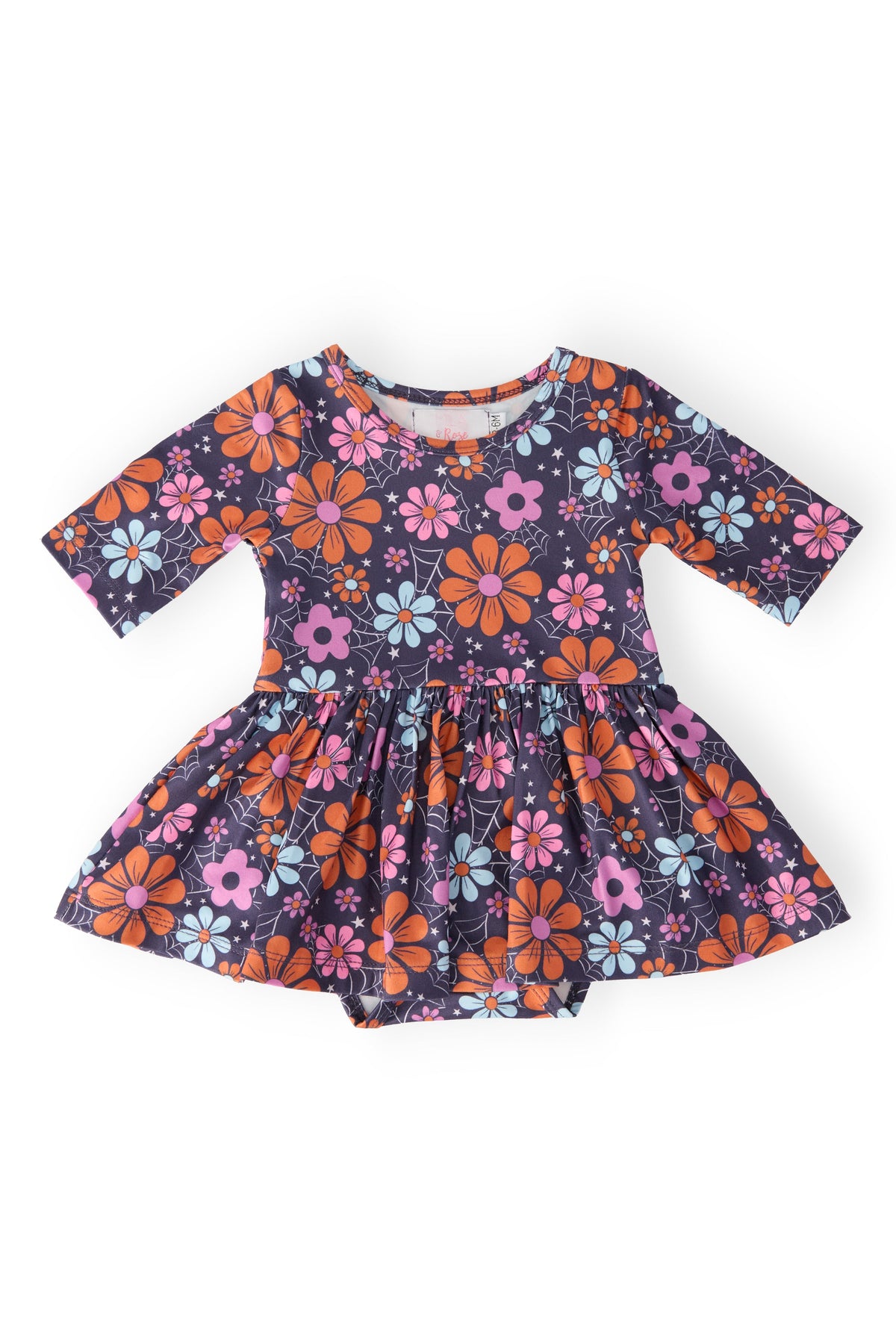 SALE Haunted Garden 3/4 Sleeve Twirl Bodysuit 1
