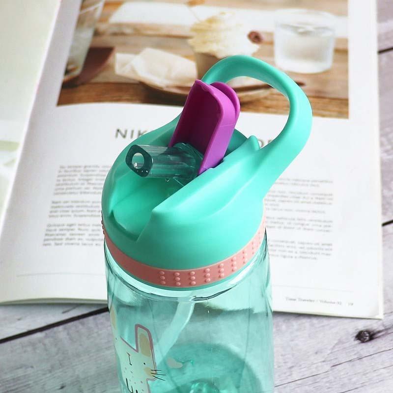 Baby Bottle Infant Newborn Cup Children Learn Feeding Drinking Bottle Kids Straw Juice Water Bottles For Kids 4