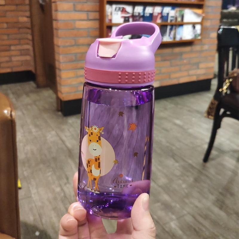 Baby Bottle Infant Newborn Cup Children Learn Feeding Drinking Bottle Kids Straw Juice Water Bottles For Kids 9