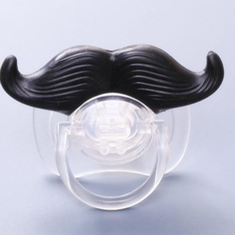 Modern Luxury Beard Pacifier Food Grade Silicone Funny Baby Nipple Teethers Toddler Pacifier Mousage For Baby and Kids 3