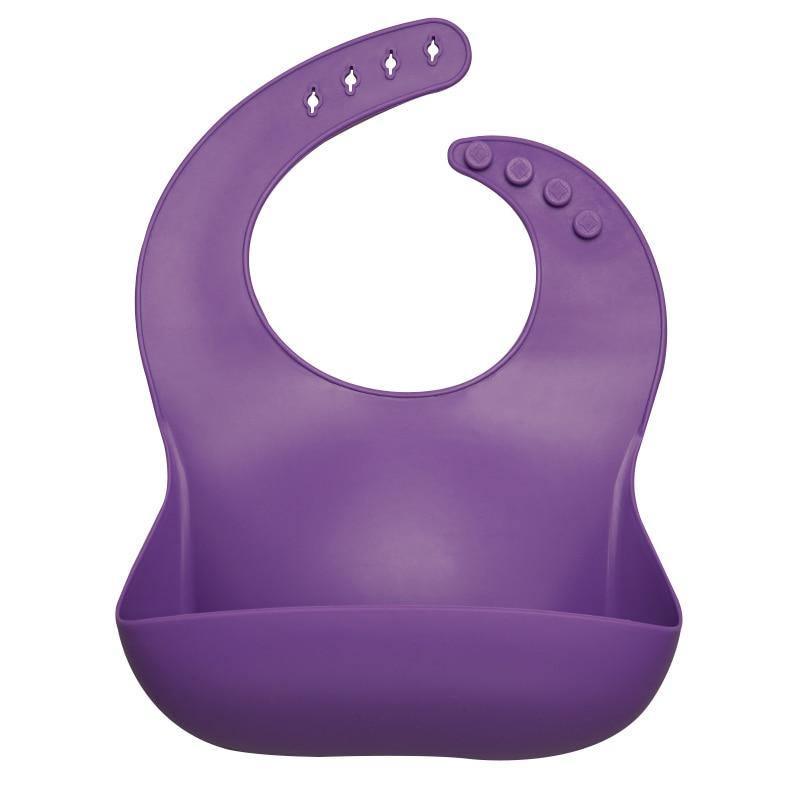 Silicon Breastplate Baby Bib Waterproof Solid Infant Bandana Bibs Newborn Feeding Burp Cloth Bib For Kids 36