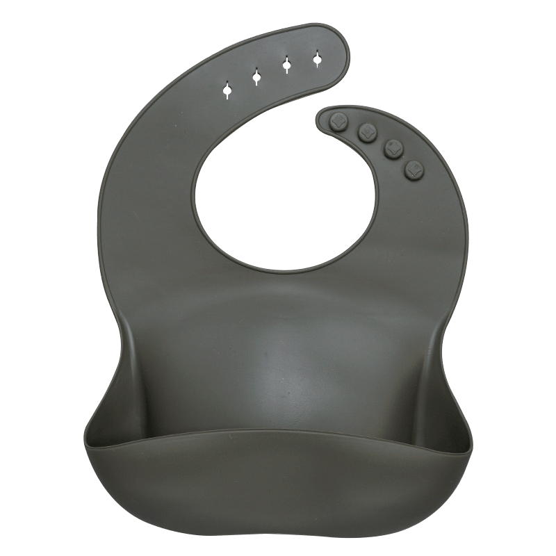 Silicon Breastplate Baby Bib Waterproof Solid Infant Bandana Bibs Newborn Feeding Burp Cloth Bib For Kids 19