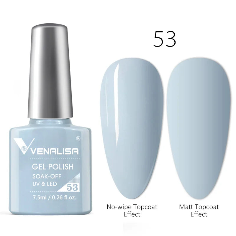 Luxury Color Nail Gel Venalisa Gel Nail Polish Lacquer Soak Off UV LED Long Lasting Nail Gel Varnish Good Price Super Gel Polish 61