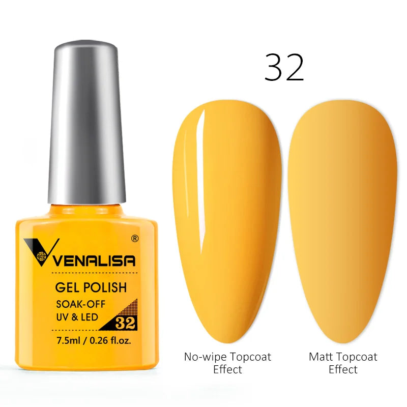 Luxury Color Nail Gel Venalisa Gel Nail Polish Lacquer Soak Off UV LED Long Lasting Nail Gel Varnish Good Price Super Gel Polish 28