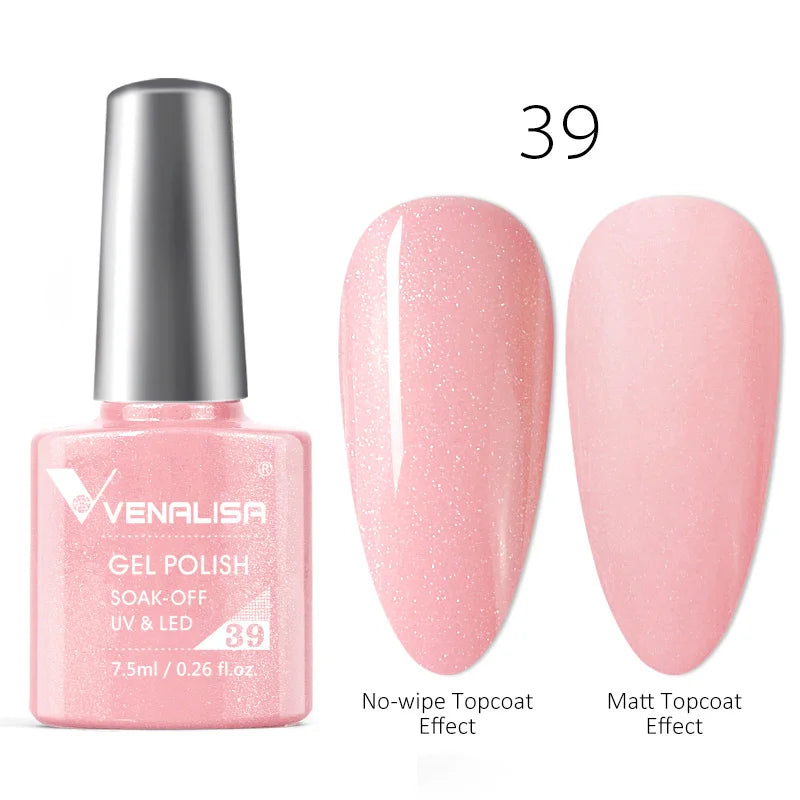 Luxury Color Nail Gel Venalisa Gel Nail Polish Lacquer Soak Off UV LED Long Lasting Nail Gel Varnish Good Price Super Gel Polish 39