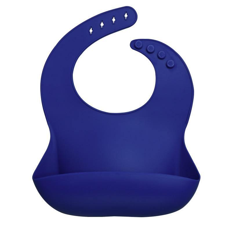 Silicon Breastplate Baby Bib Waterproof Solid Infant Bandana Bibs Newborn Feeding Burp Cloth Bib For Kids 24