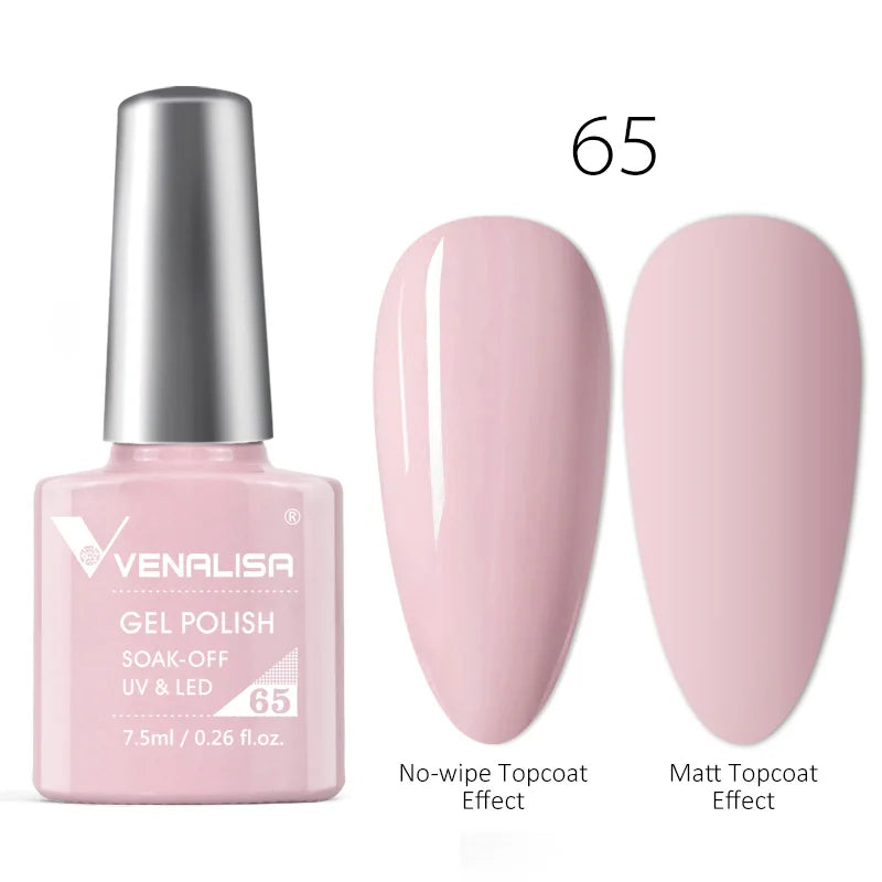 Luxury Color Nail Gel Venalisa Gel Nail Polish Lacquer Soak Off UV LED Long Lasting Nail Gel Varnish Good Price Super Gel Polish 42