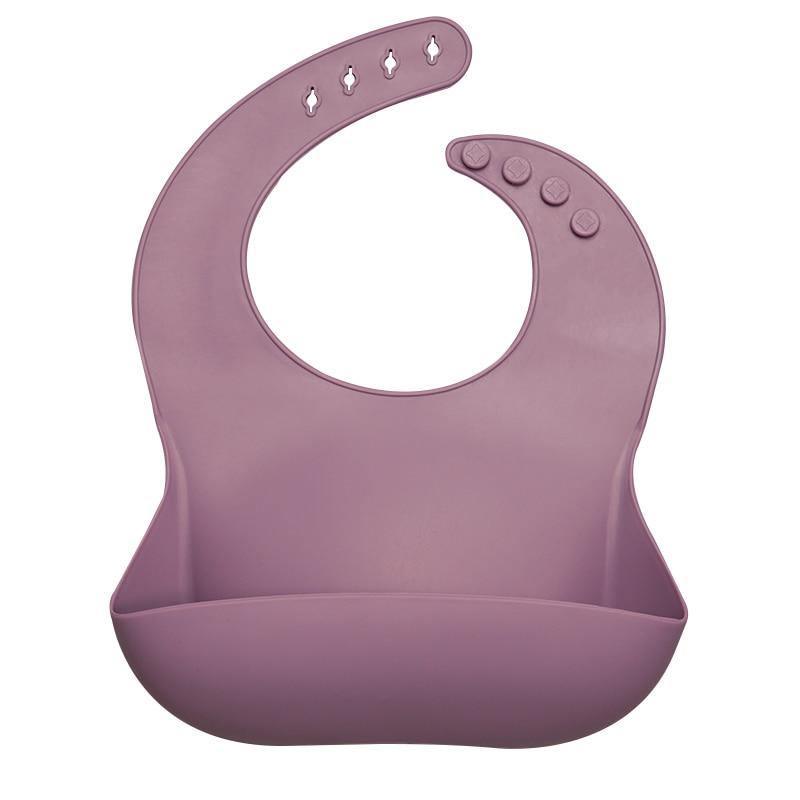 Silicon Breastplate Baby Bib Waterproof Solid Infant Bandana Bibs Newborn Feeding Burp Cloth Bib For Kids 27