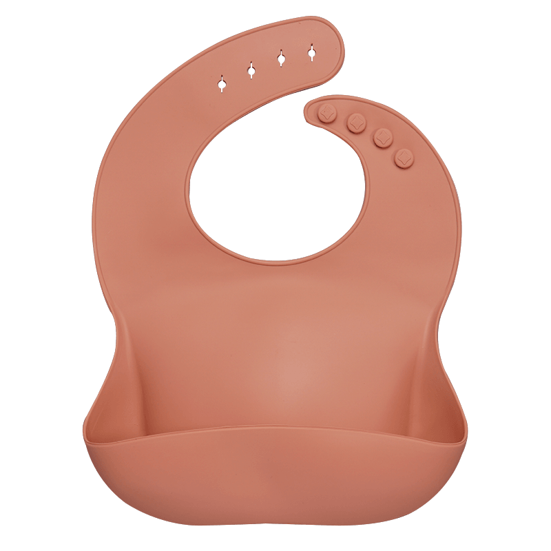 Silicon Breastplate Baby Bib Waterproof Solid Infant Bandana Bibs Newborn Feeding Burp Cloth Bib For Kids 11