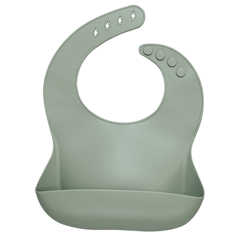 Silicon Breastplate Baby Bib Waterproof Solid Infant Bandana Bibs Newborn Feeding Burp Cloth Bib For Kids 13