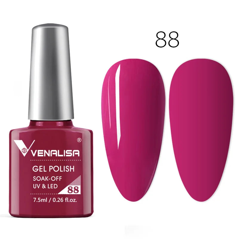 Luxury Color Nail Gel Venalisa Gel Nail Polish Lacquer Soak Off UV LED Long Lasting Nail Gel Varnish Good Price Super Gel Polish 53