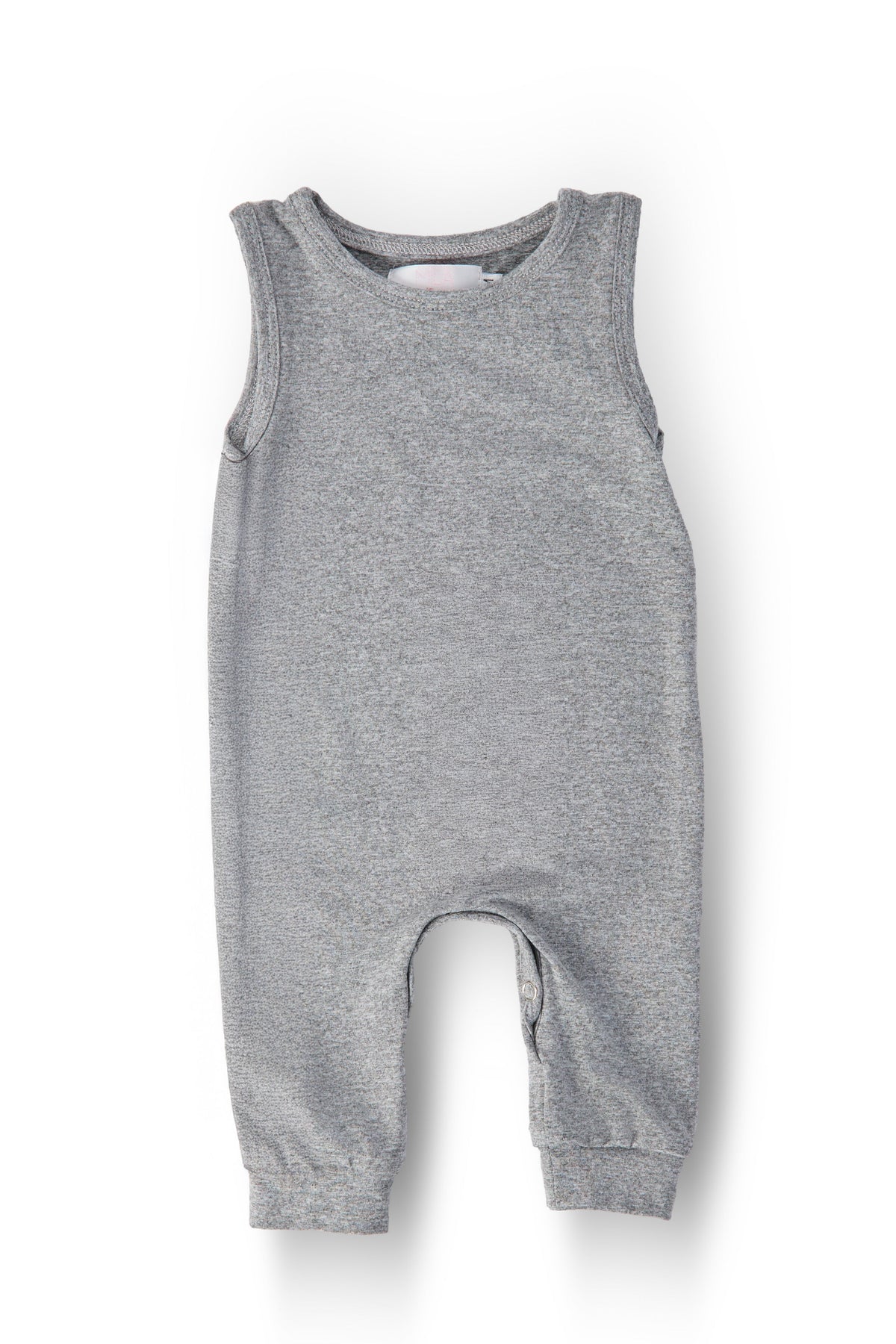Heather Gray Tank One-Piece Jogger 1
