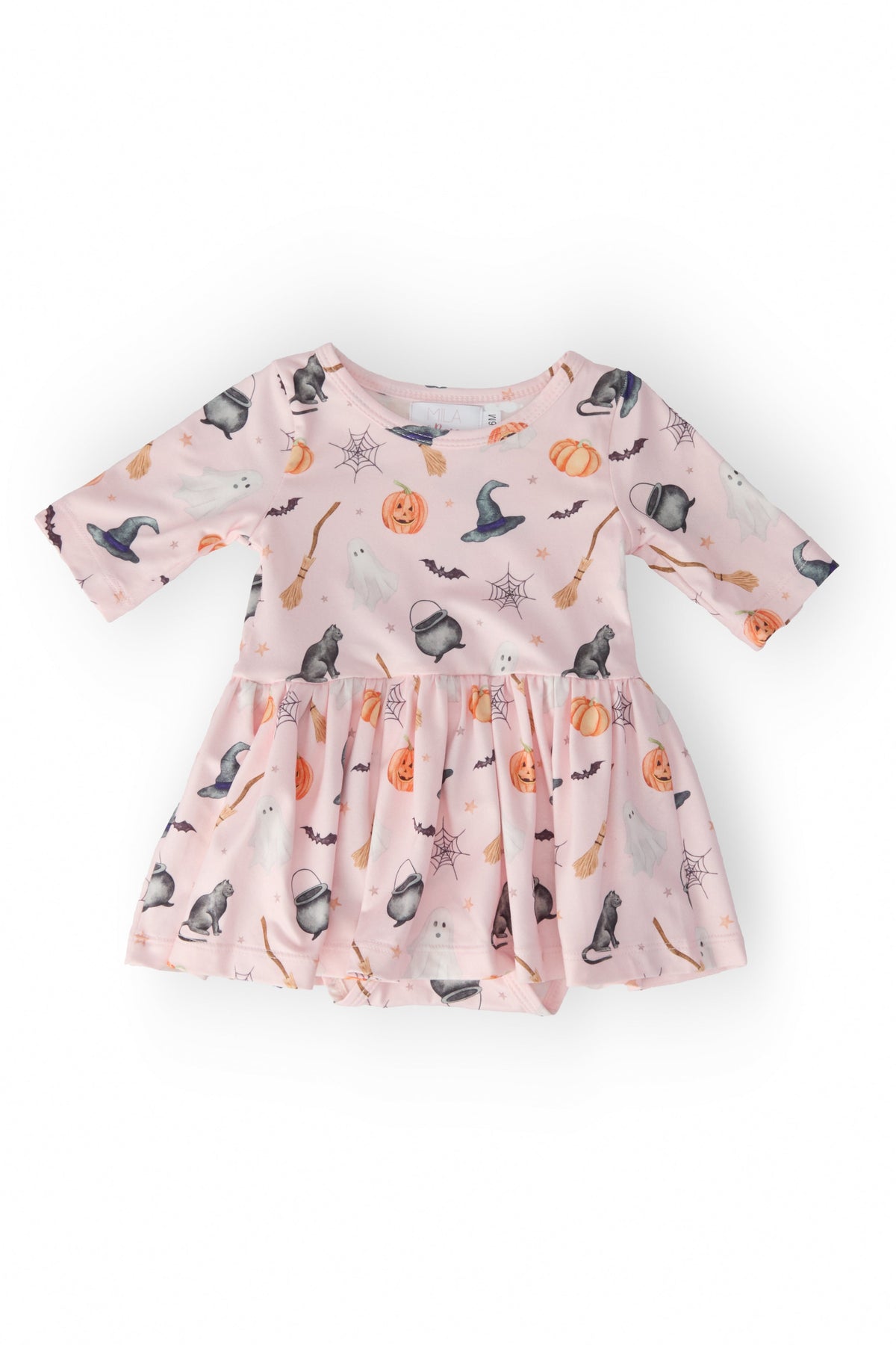 Hey Boo 3/4 Sleeve Twirl Bodysuit 1
