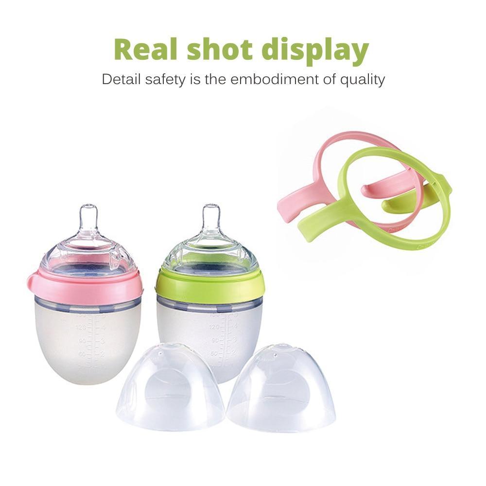 Baby Bottle For Milk and Breastmilk Wide Neck Soft Silicone Feeding Container Baby Water Bottle kids Nursing Bottles 13