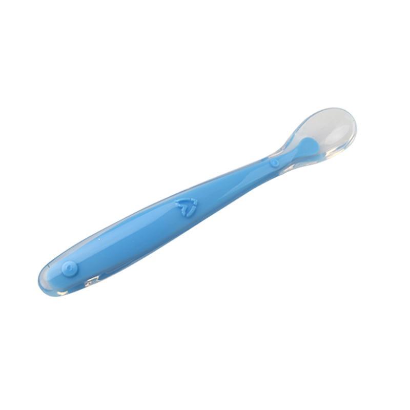New Baby Soft Silicone Spoon Temperature Sensing Spoon Children Food Baby Feeding Tools Unique Design Perfect For Parents 5