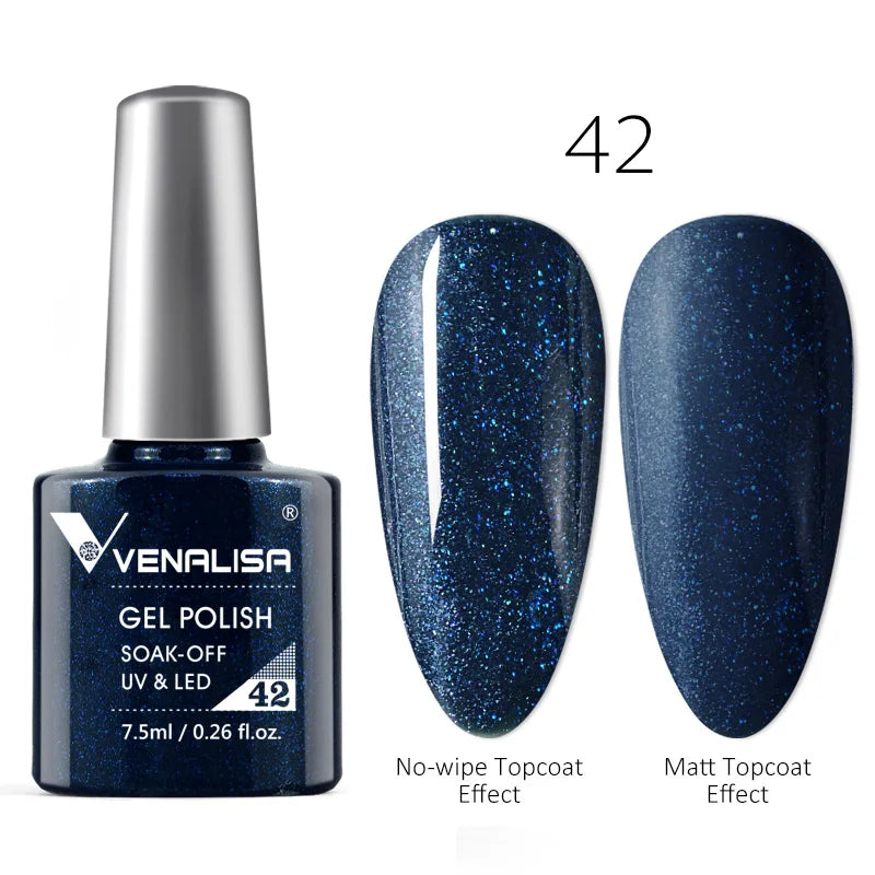 Luxury Color Nail Gel Venalisa Gel Nail Polish Lacquer Soak Off UV LED Long Lasting Nail Gel Varnish Good Price Super Gel Polish 57