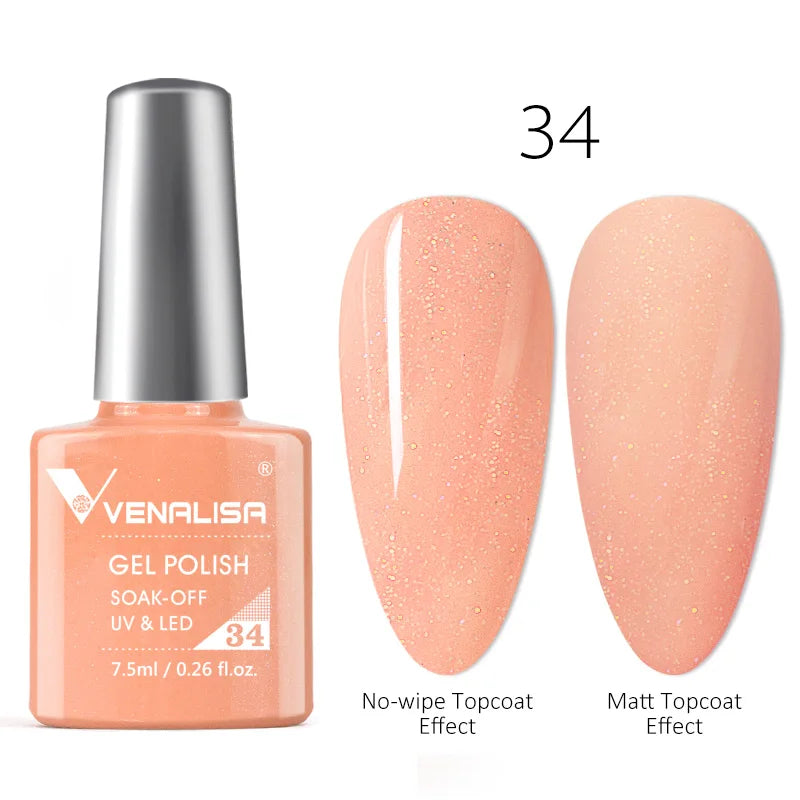 Luxury Color Nail Gel Venalisa Gel Nail Polish Lacquer Soak Off UV LED Long Lasting Nail Gel Varnish Good Price Super Gel Polish 8