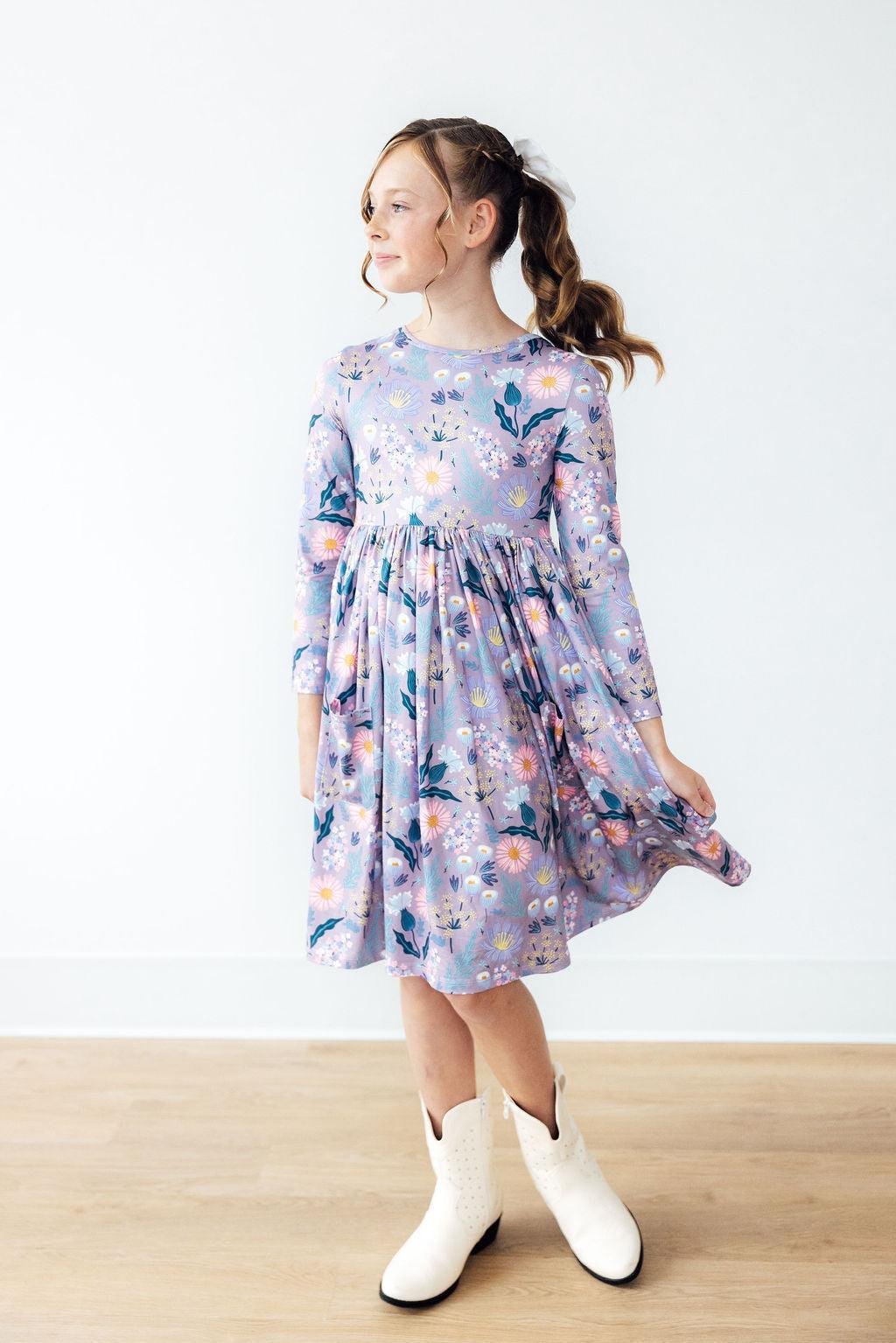 Honeysuckle L/S Pocket Twirl Dress 2
