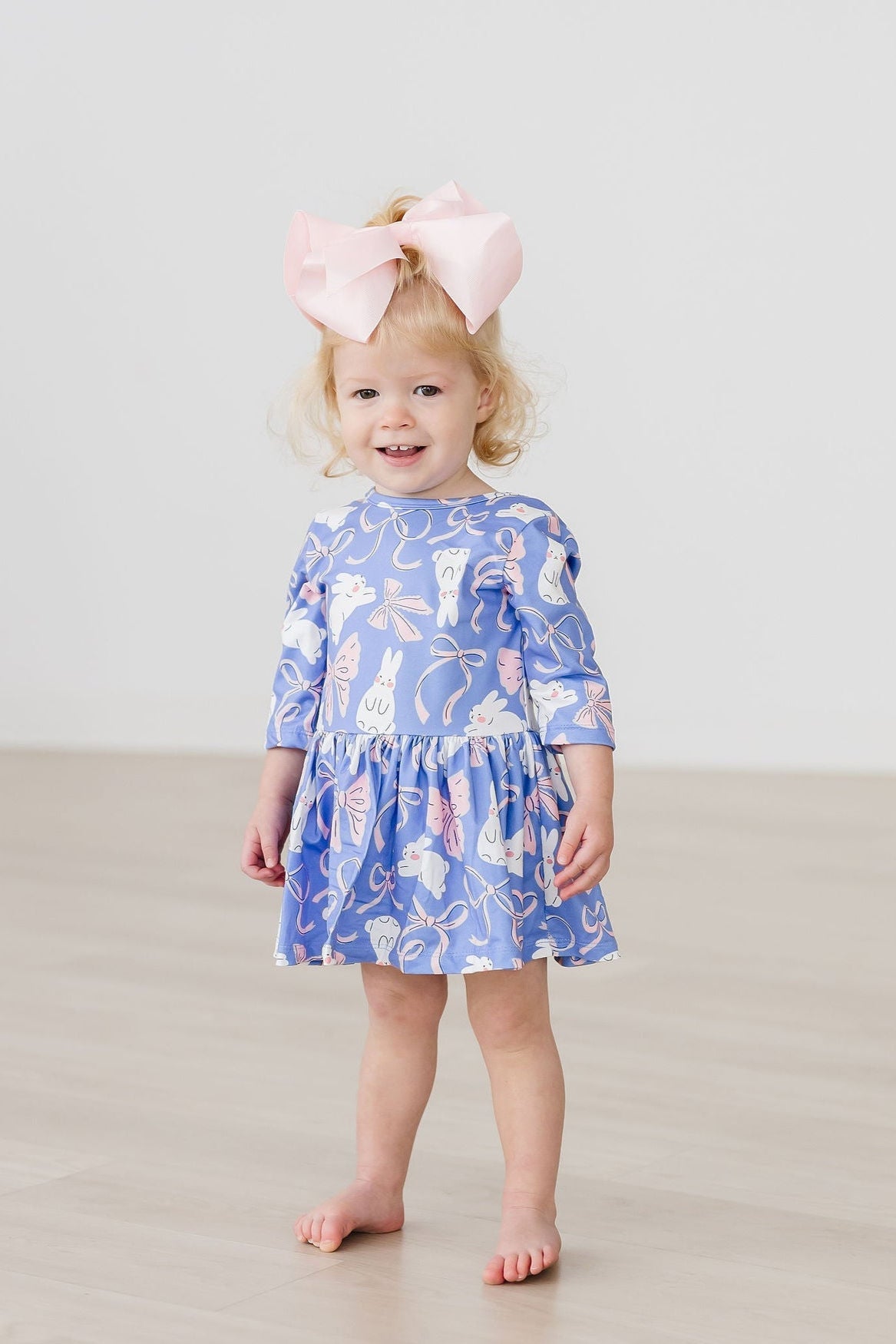 Hop, Skip & Twirl 3/4 Sleeve Twirl Bodysuit 3