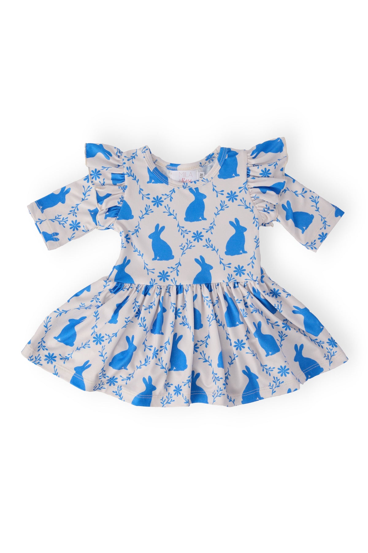 Hop 'til You Drop 3/4 Sleeve Twirl Flutter Bodysuit 1