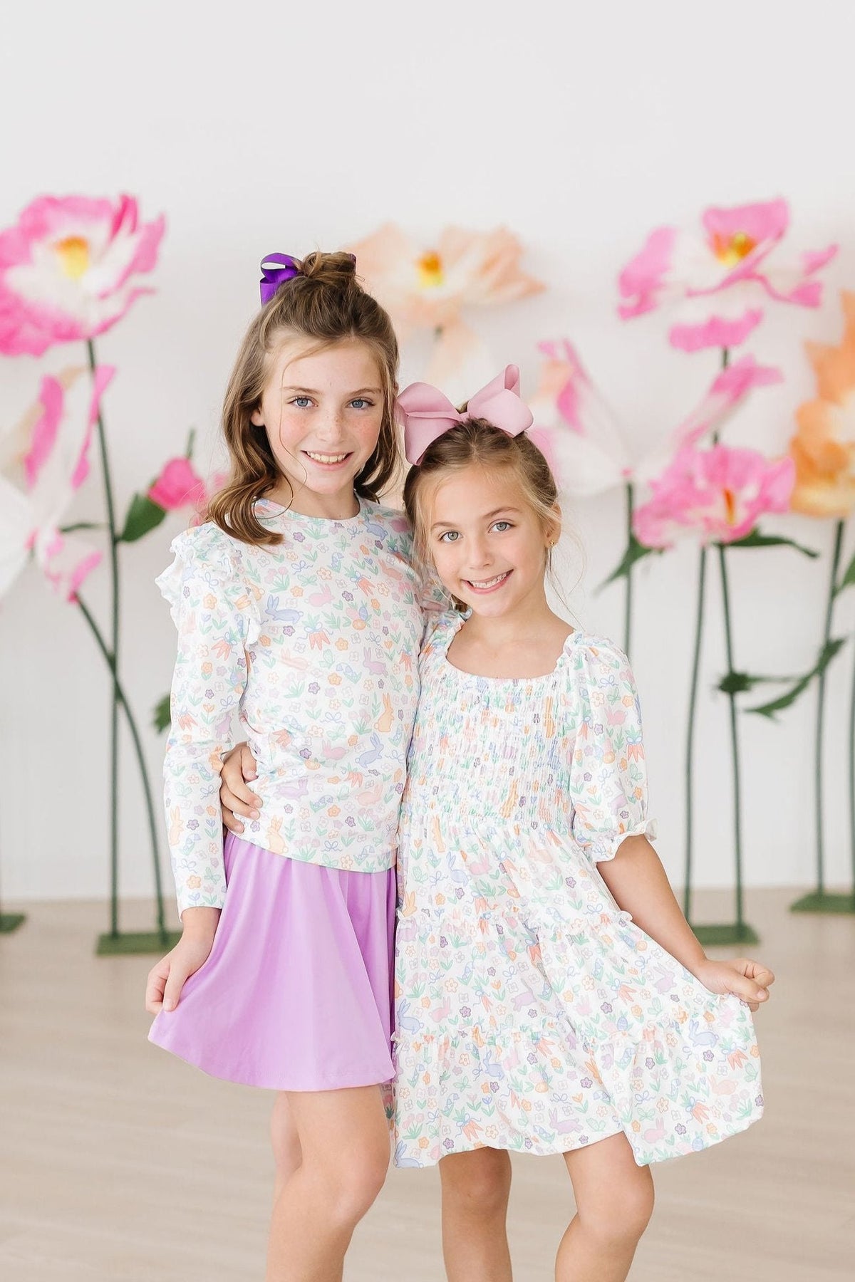 Hoppy Easter L/S Ruffle Tee 4