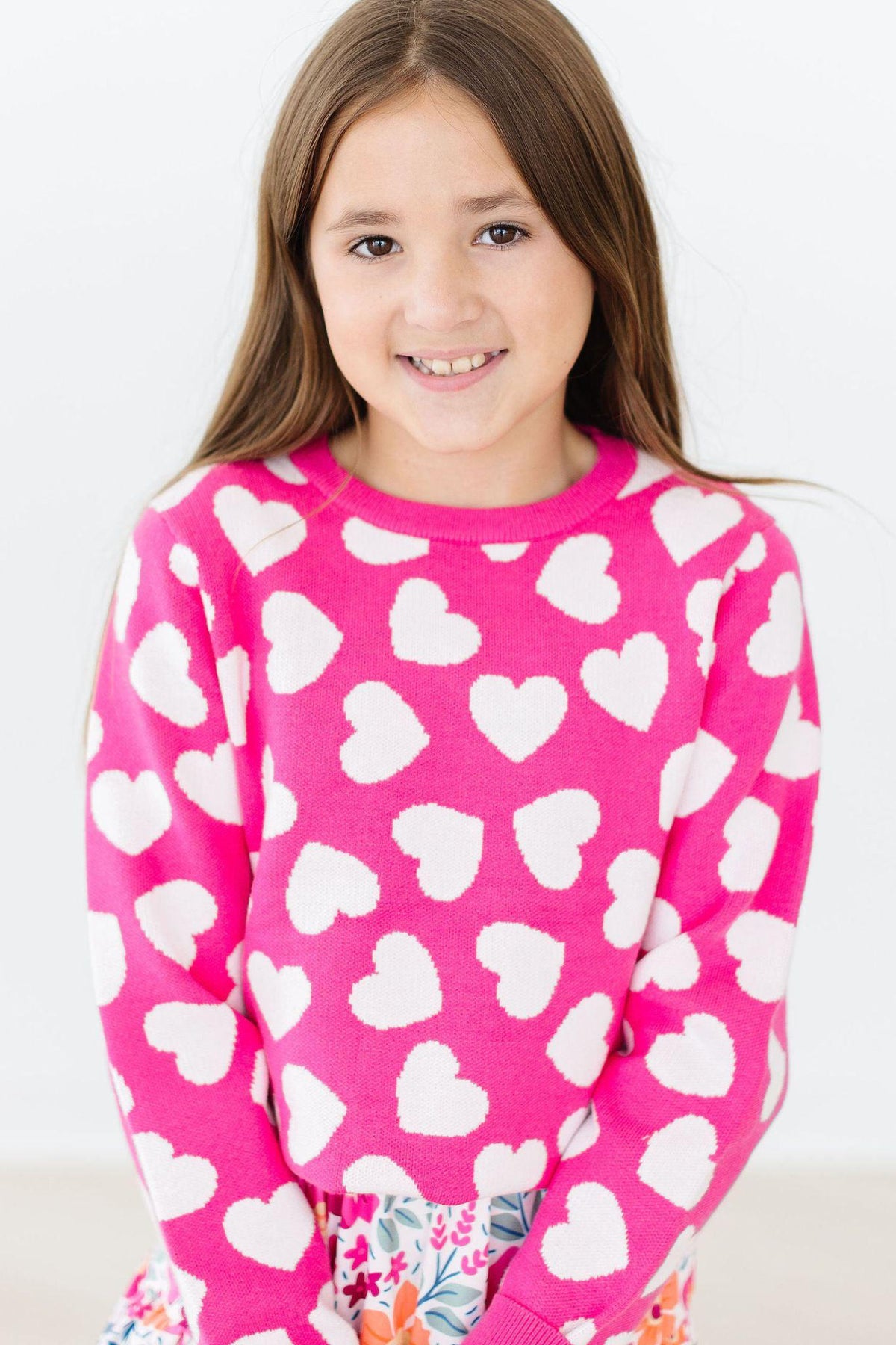 Hot Pink Hearts Sweater 3