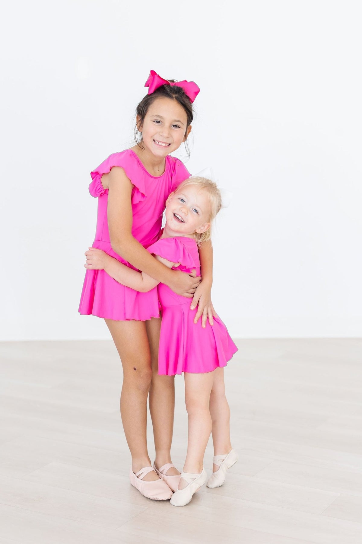 Hot Pink S/S Twirl Leotard 4