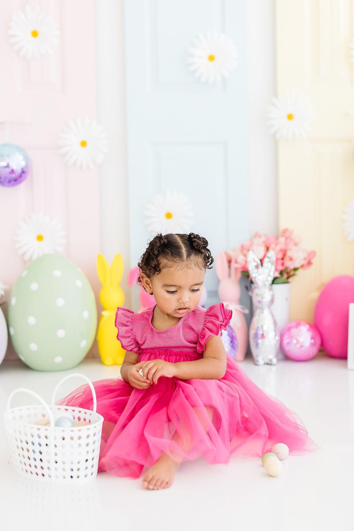 Hot Pink Shimmer Tutu Dress 6