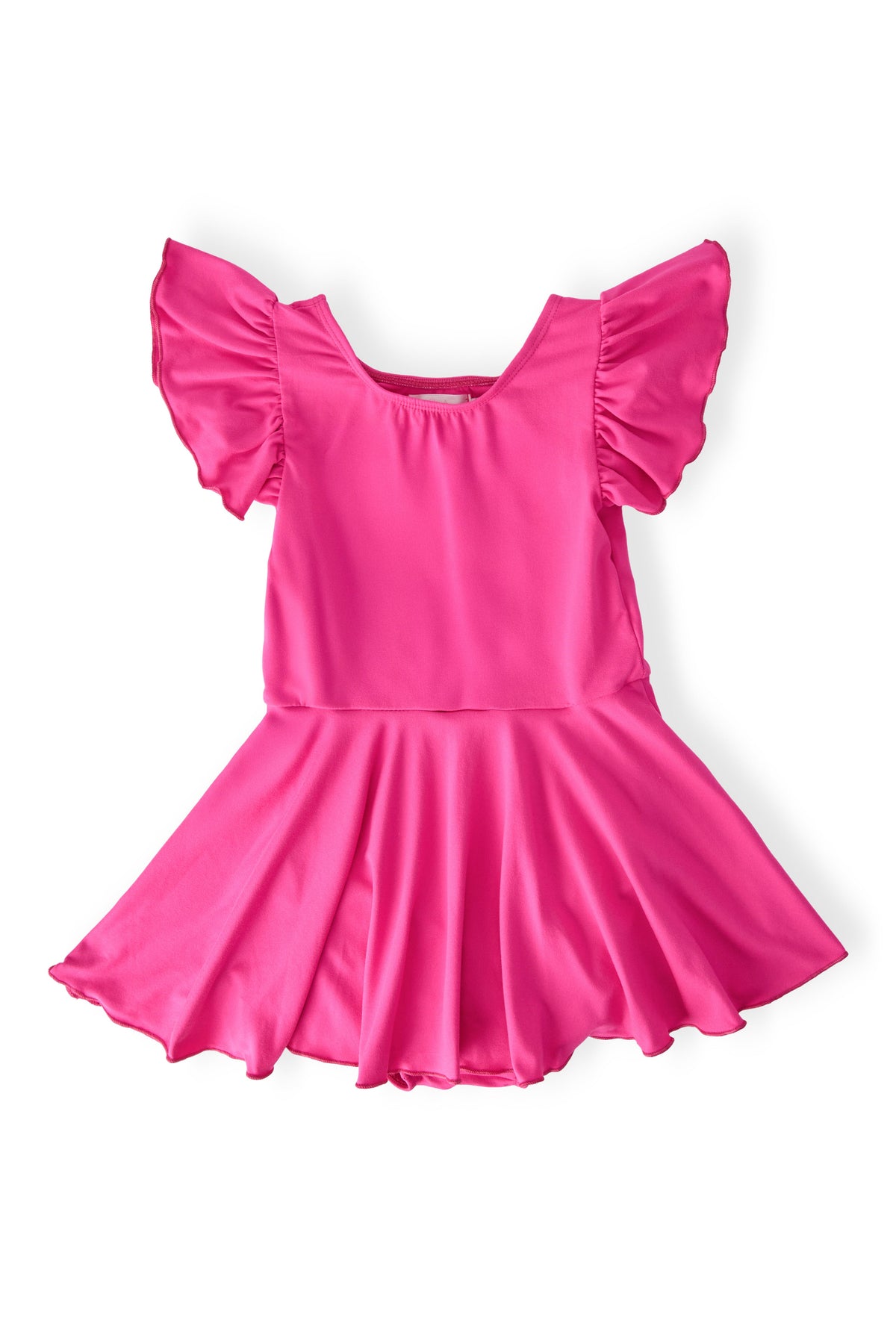 Hot Pink S/S Twirl Leotard 1