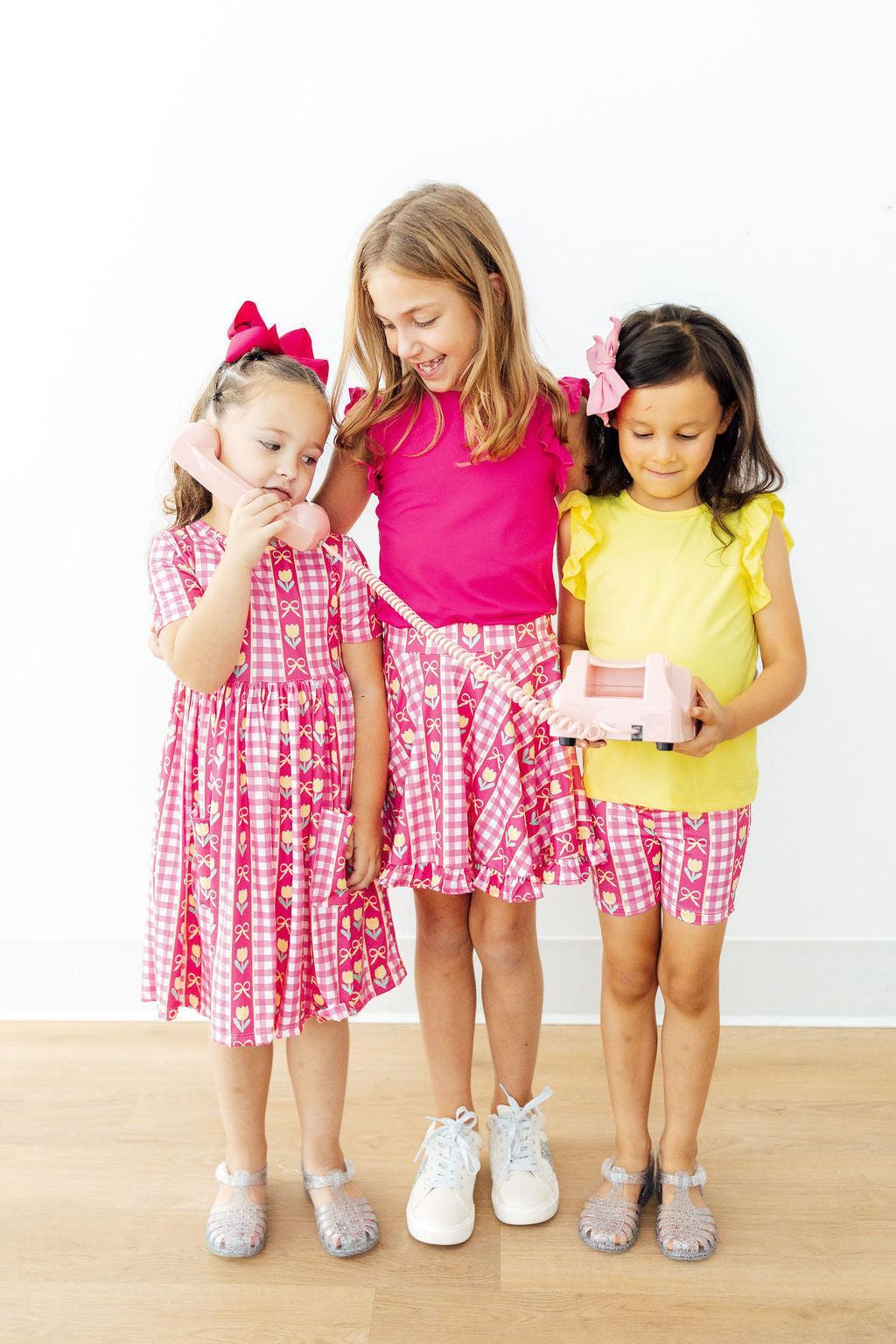 I Love You Tulip Much Ruffle Twirl Skort 2