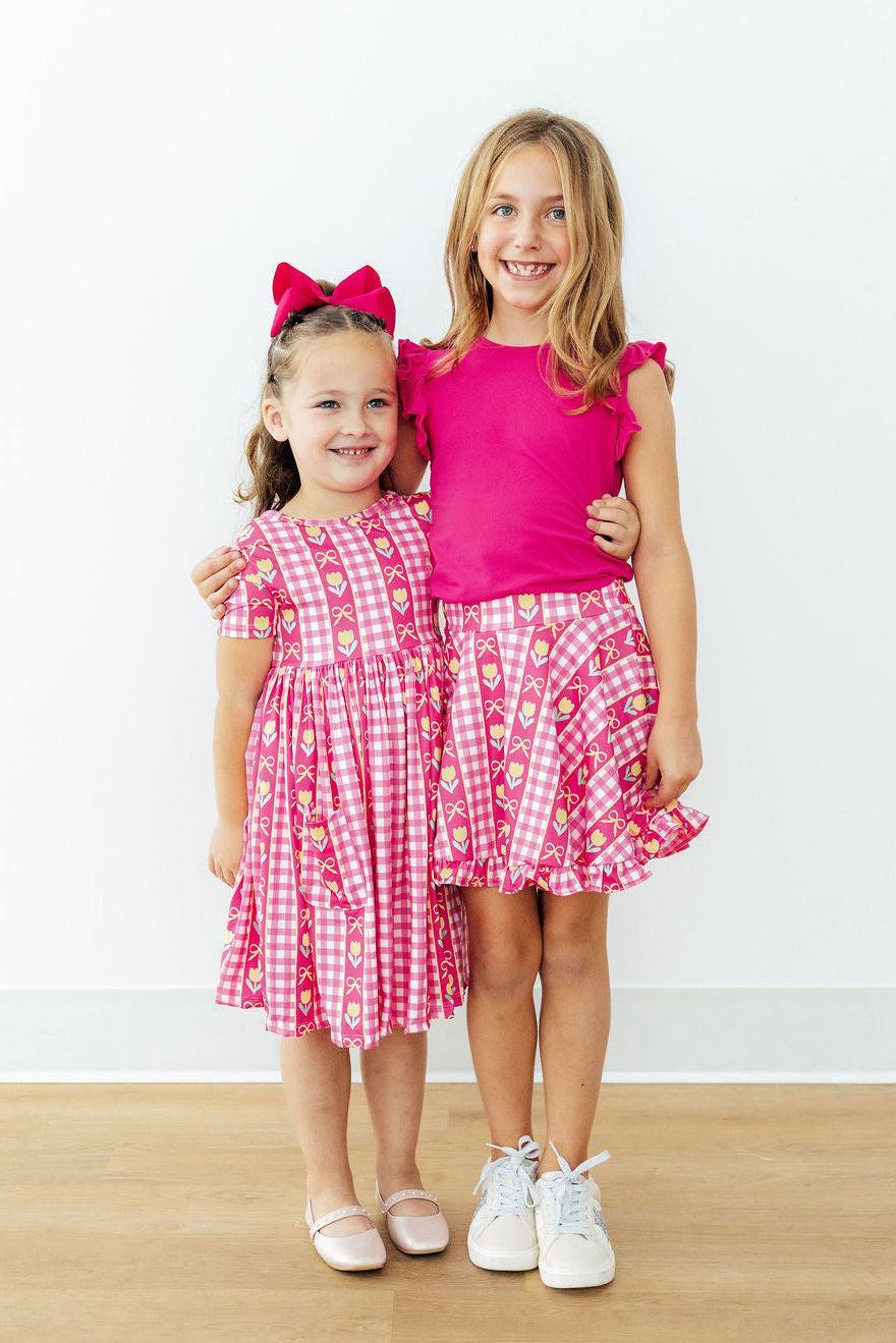 I Love You Tulip Much Ruffle Twirl Skort 3