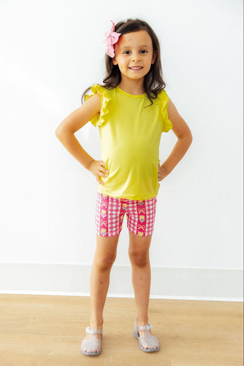 I Love You Tulip Much Twirl Shorts 4