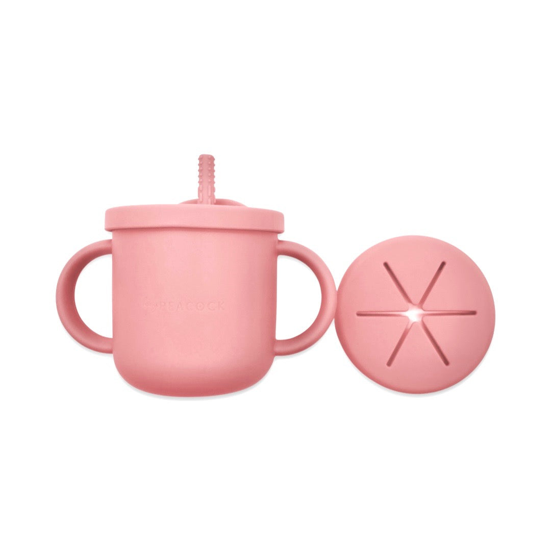 HeyPeacock Baby and Toddler Silicone Drinking/Snack Cup Sets 5