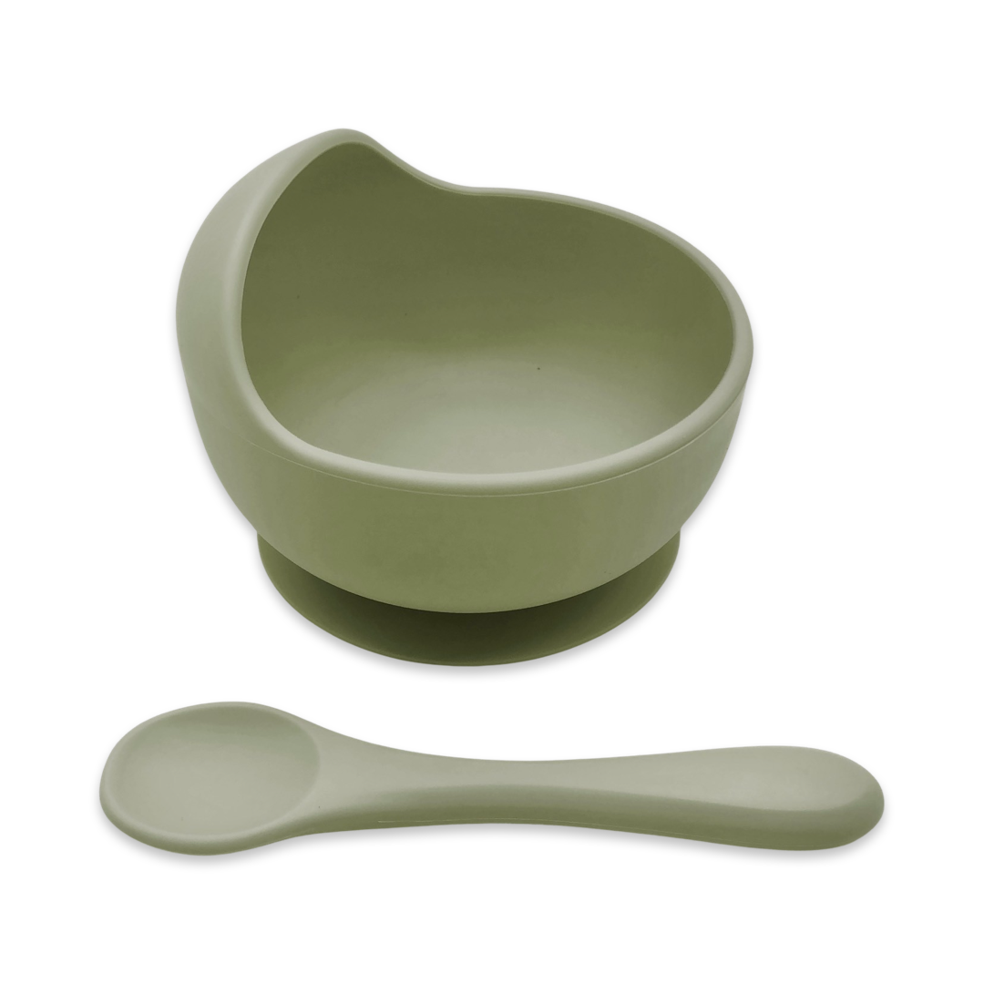 Bowl & Spoon Set, Baby/Toddler, HeyPEACOCK, Food-Grade Silicone 3