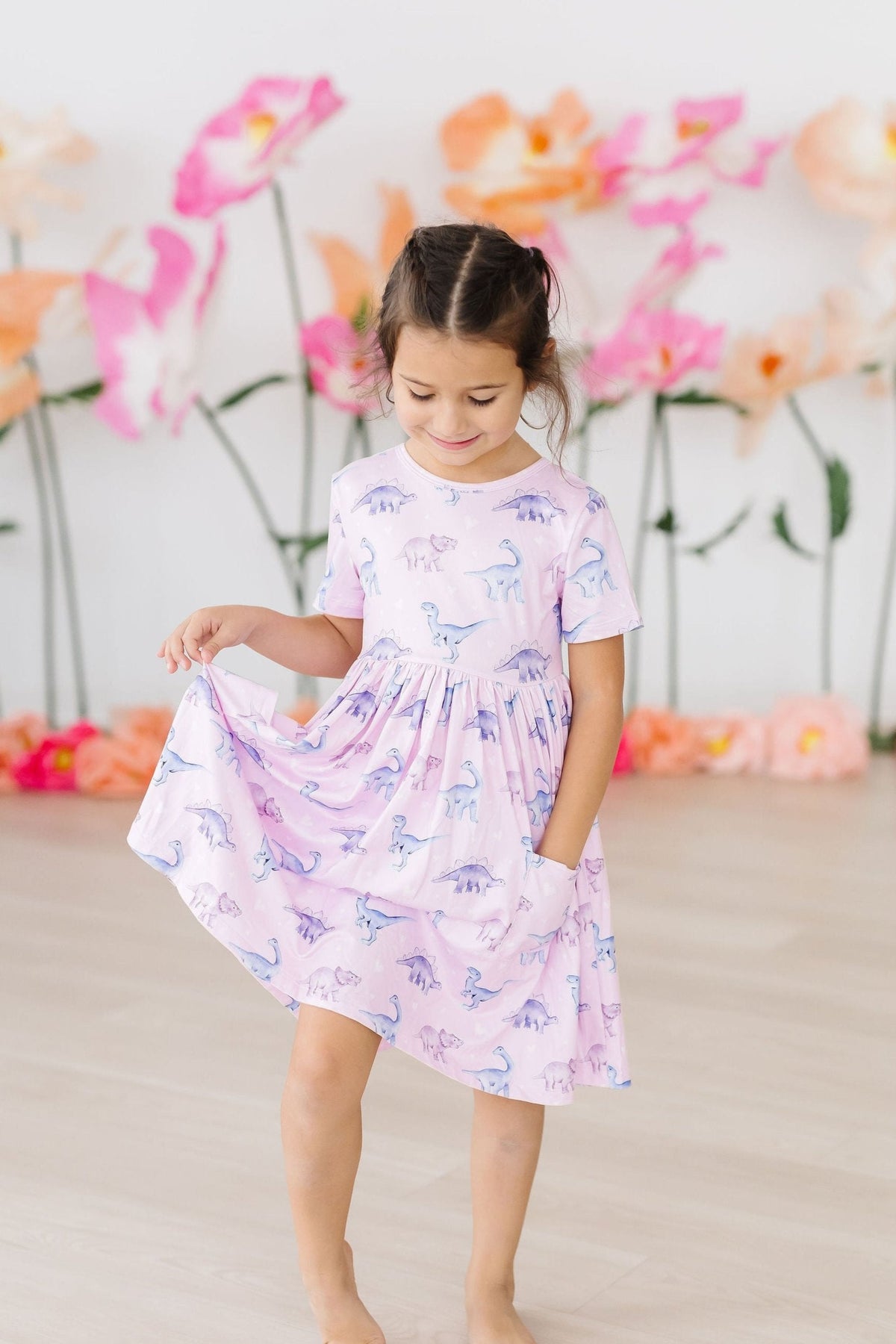 Jurassic Joy S/S Pocket Twirl Dress 3