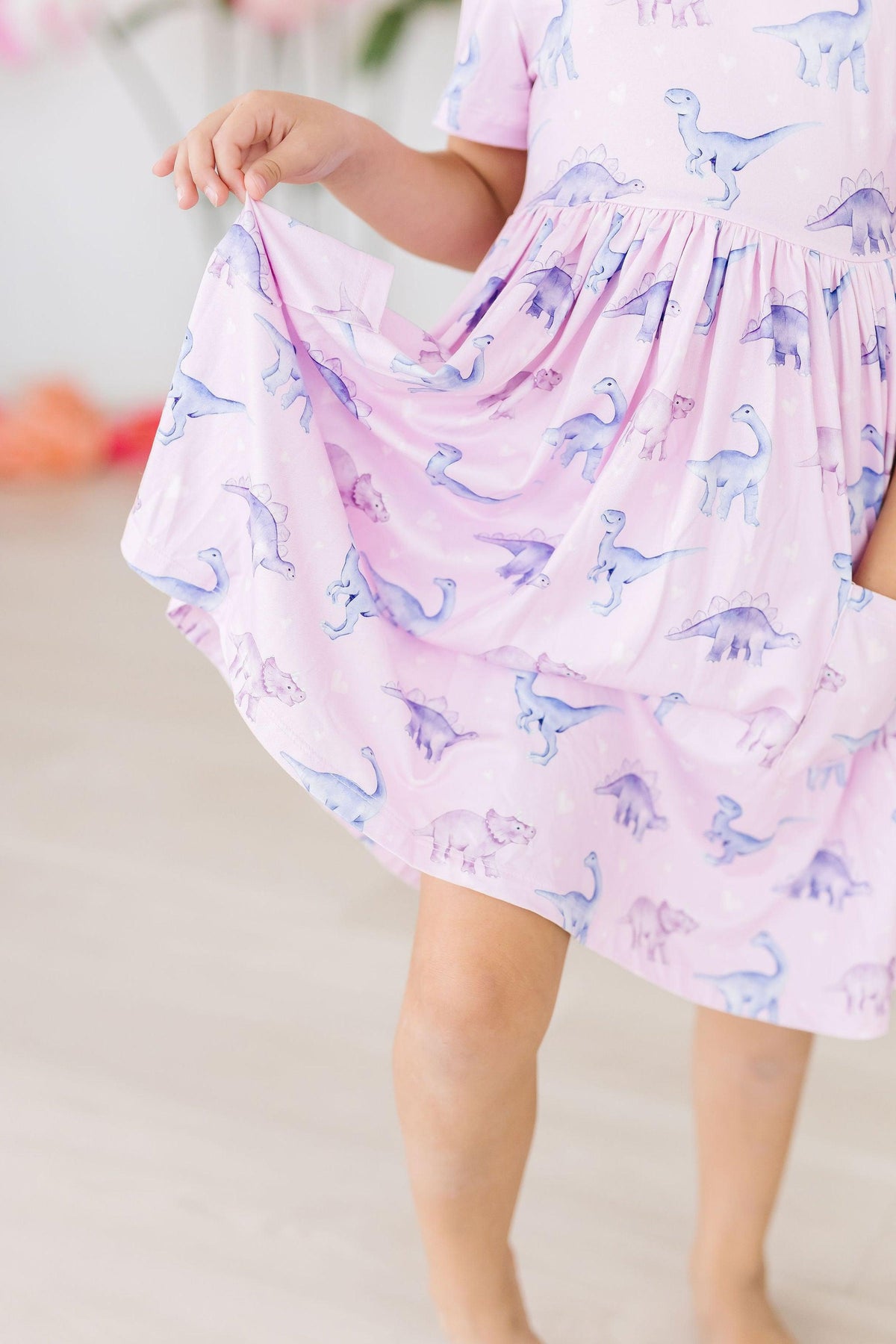 Jurassic Joy S/S Pocket Twirl Dress 4