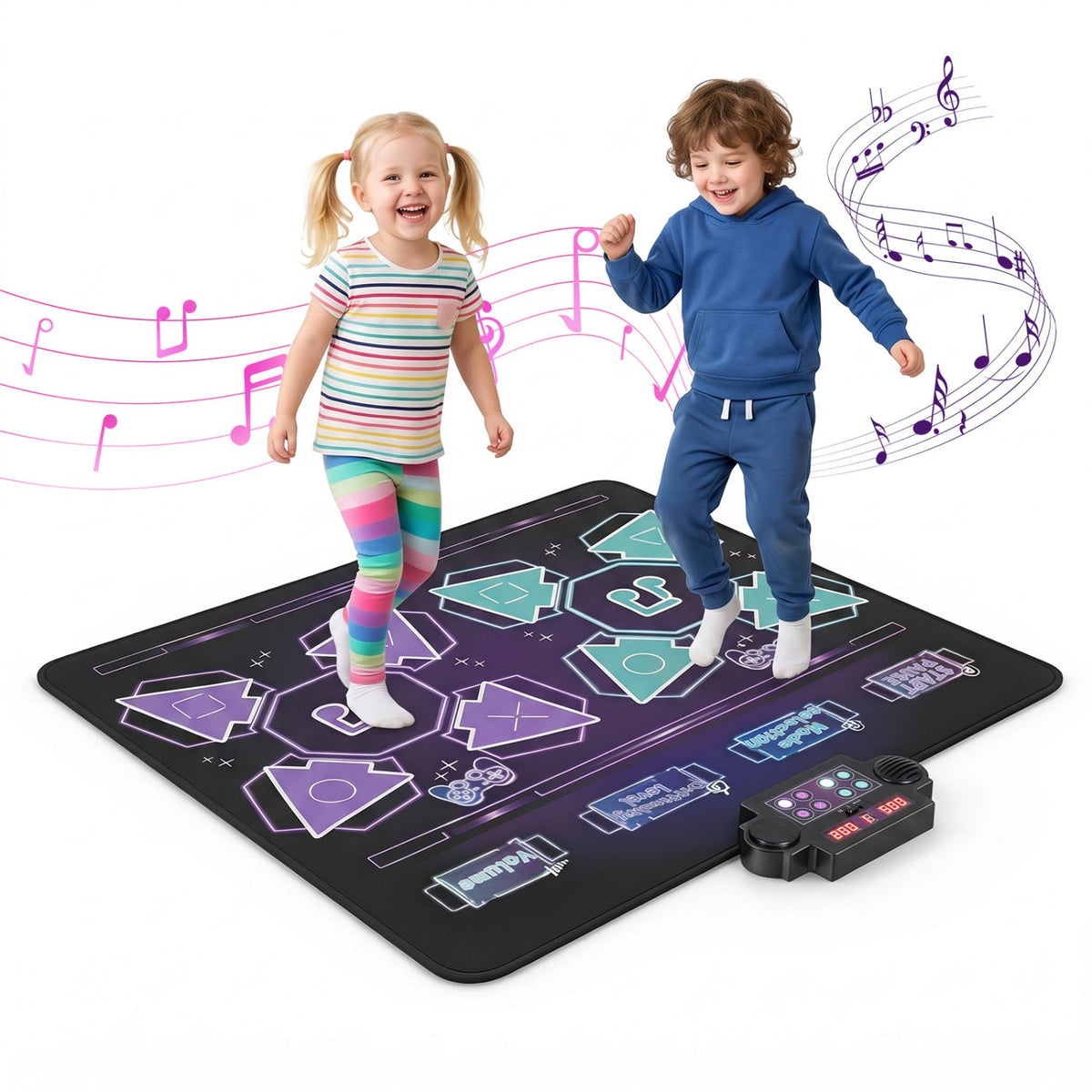 Electronic Kids Dance Mat with 8 Songs & LED Lights 3