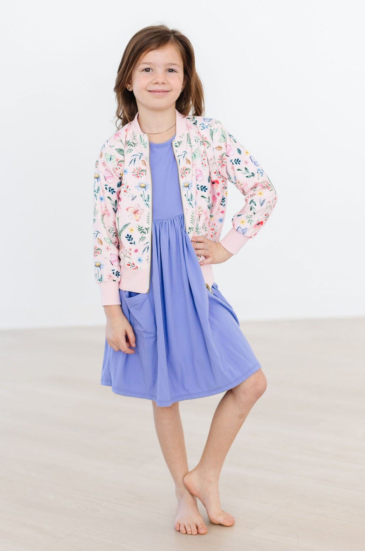 Butterfly Meadows Satin Jacket 5