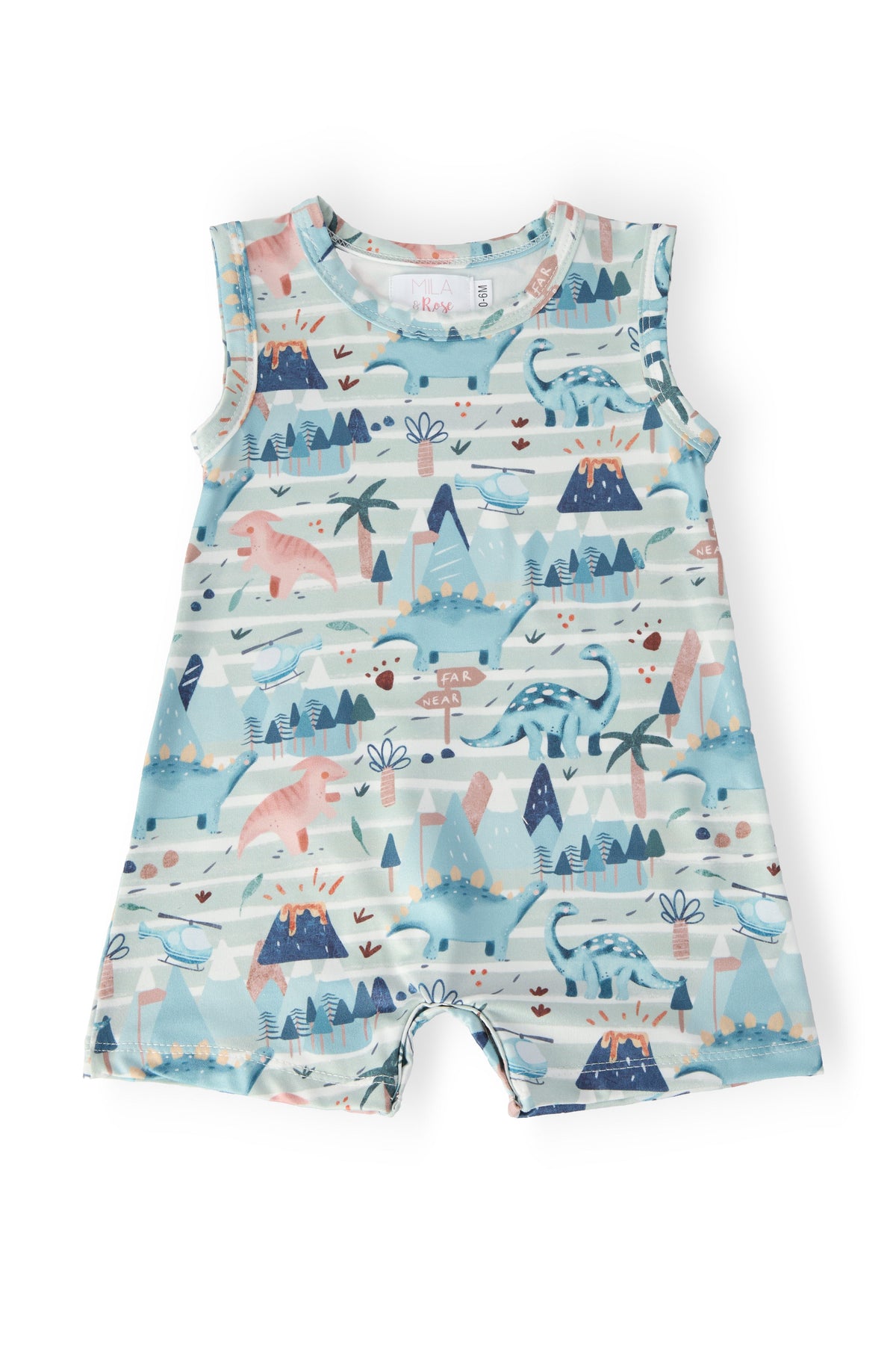 Dino Tracks Shorty One-Piece 1