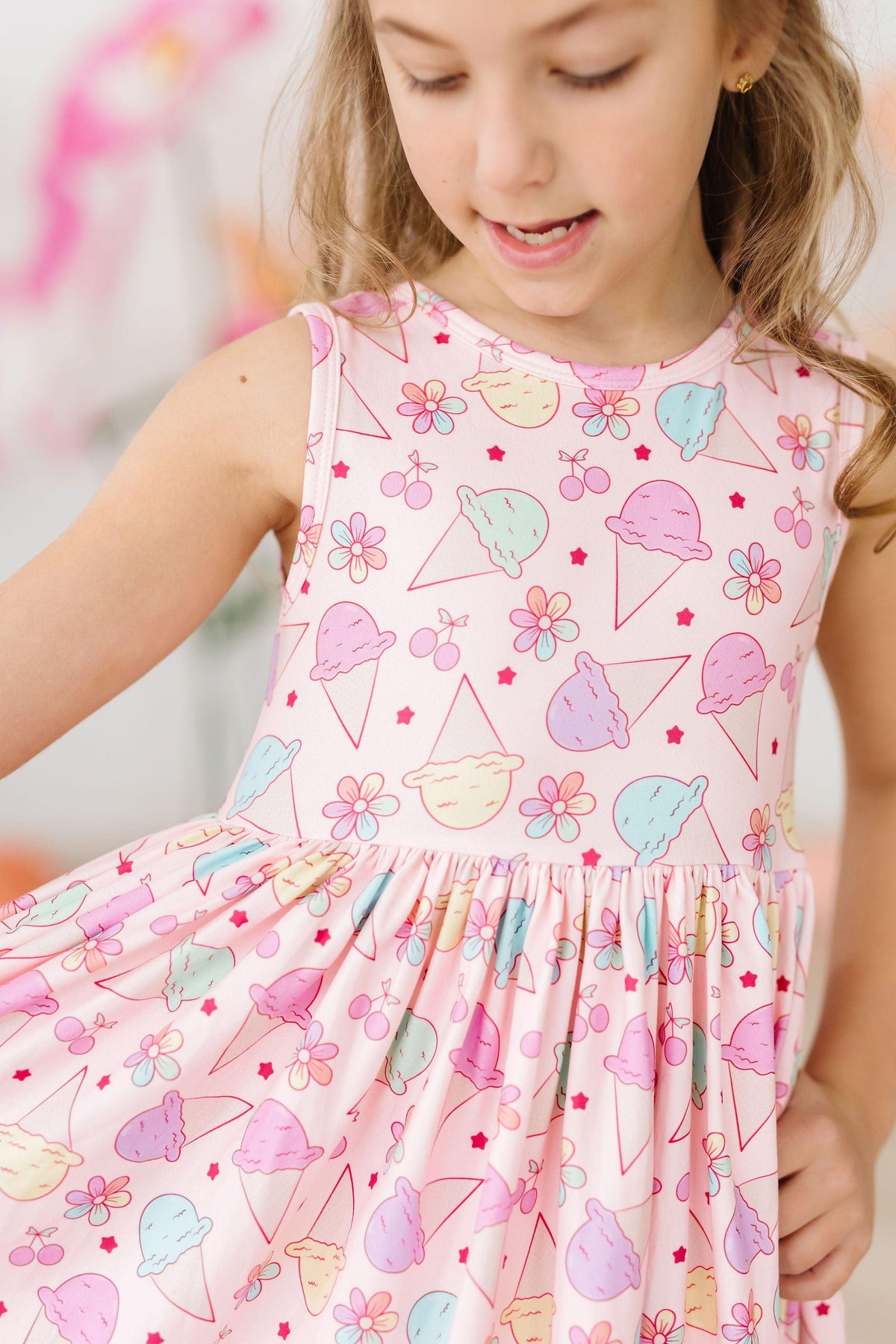 Ice Cream & Shout Tank Twirl Dress 2