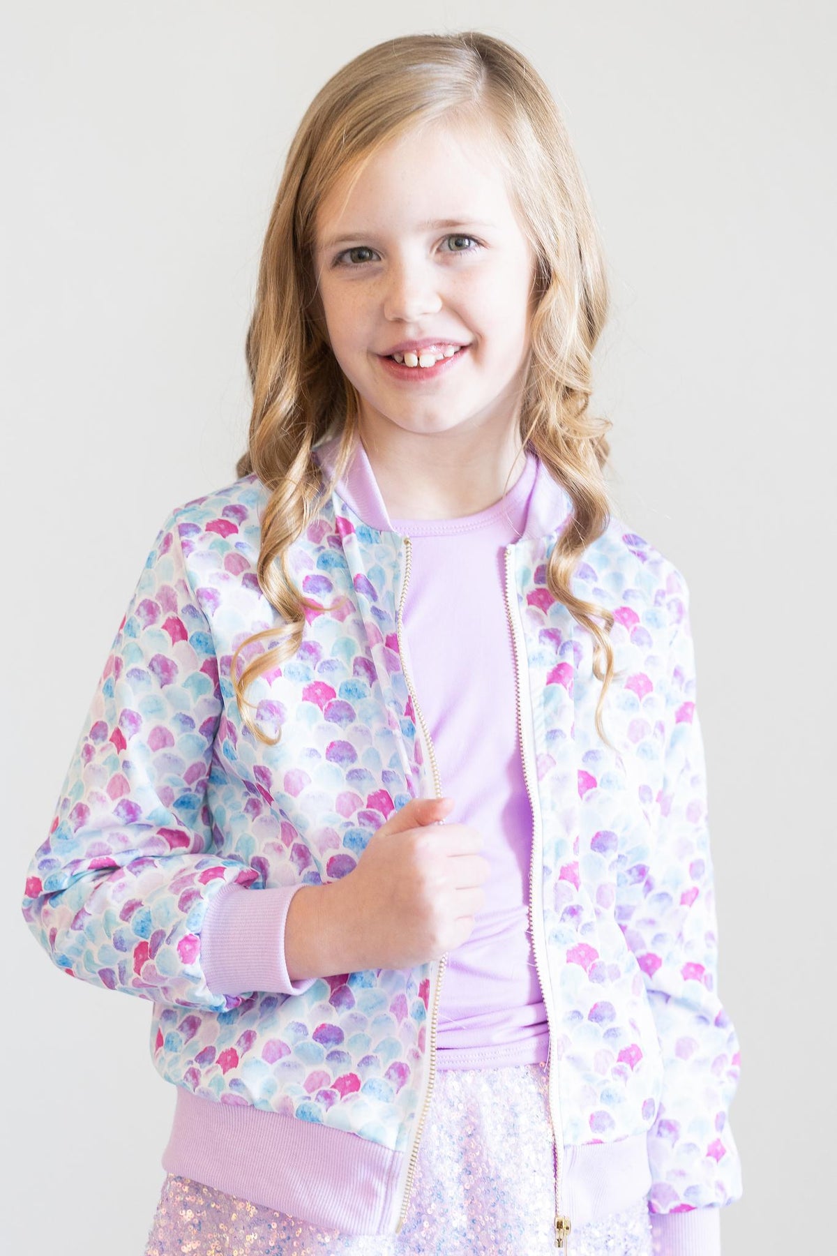 Mermaid Scales Satin Jacket 9