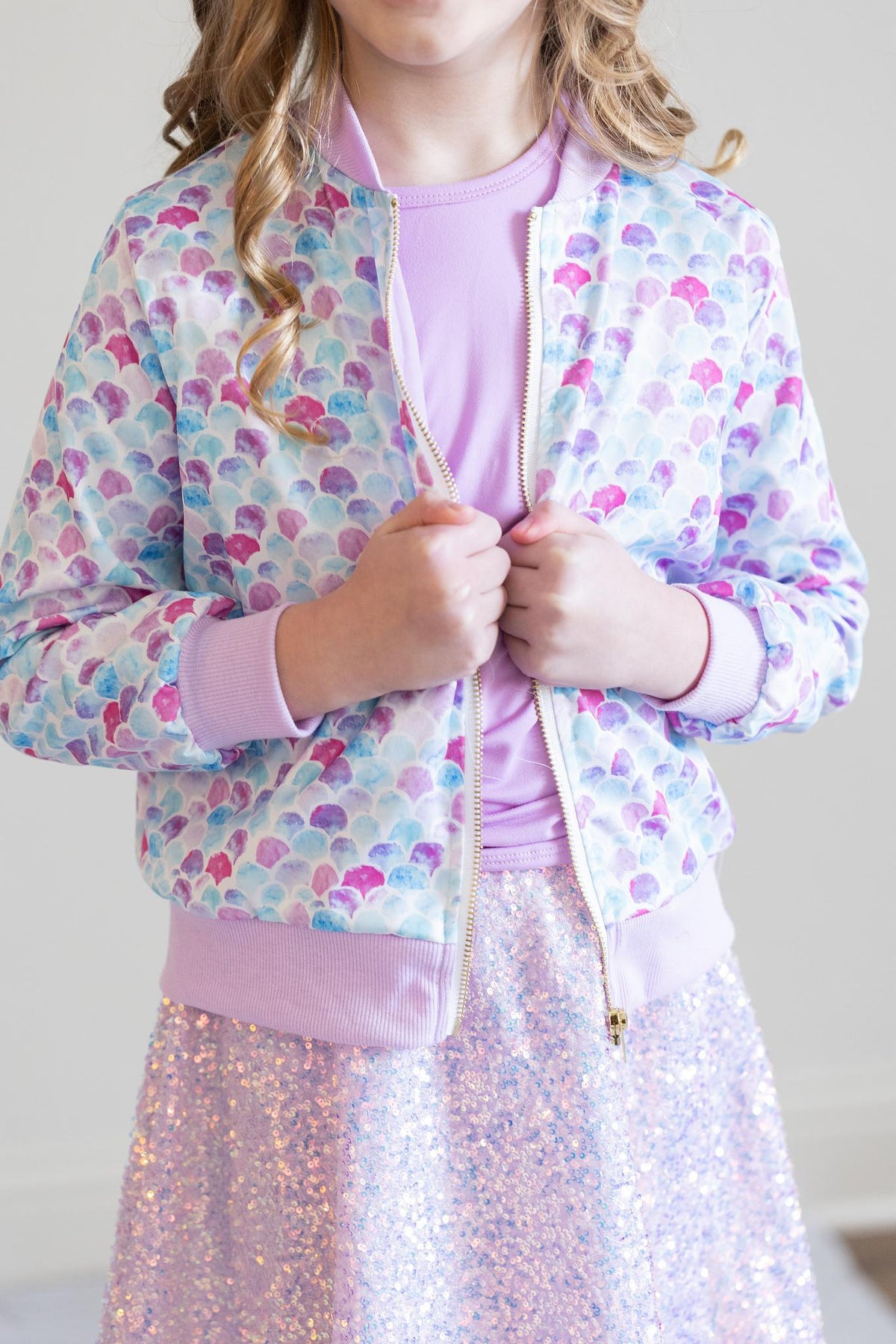 Mermaid Scales Satin Jacket 5