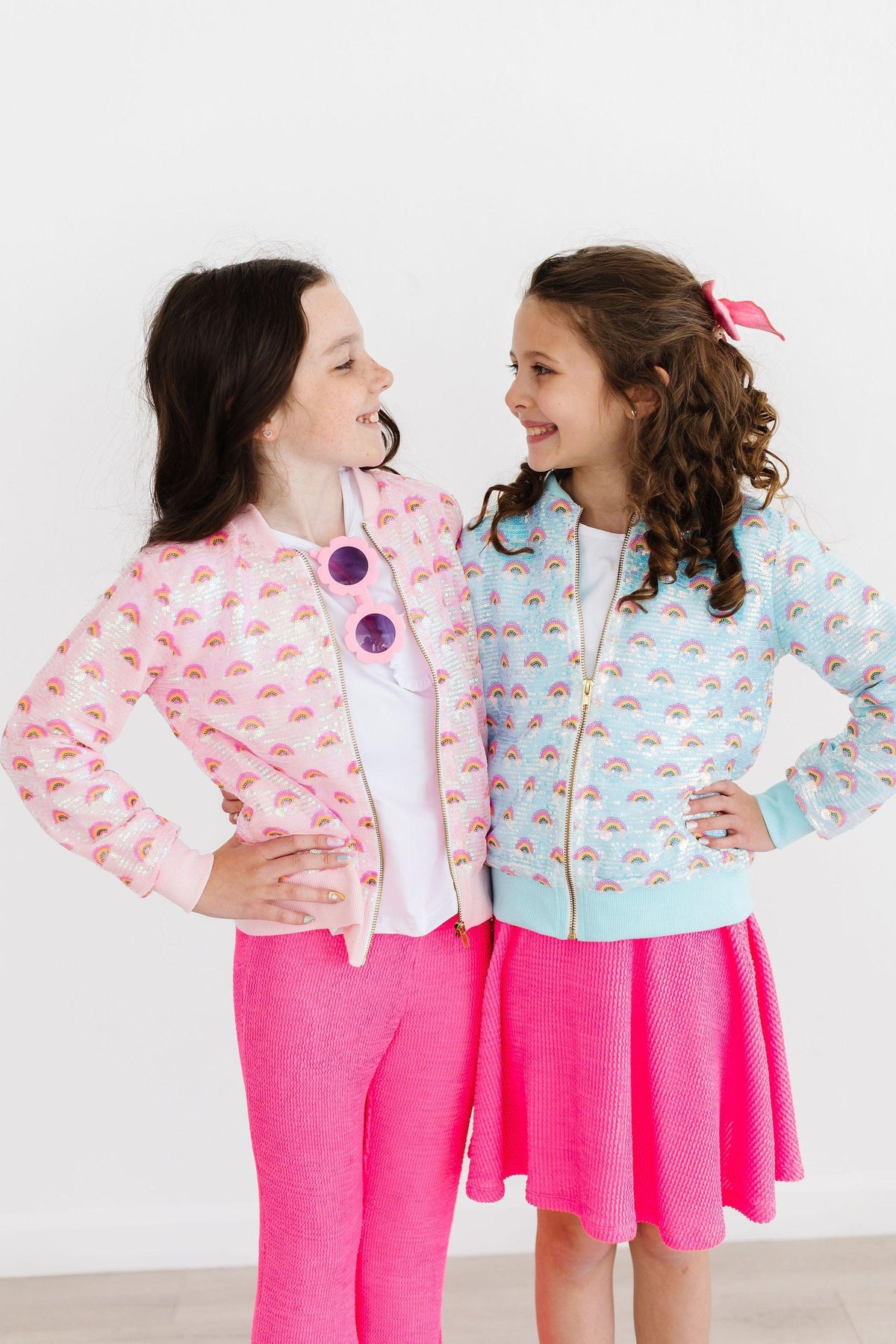 Pink Rainbow Sequin Jacket 3