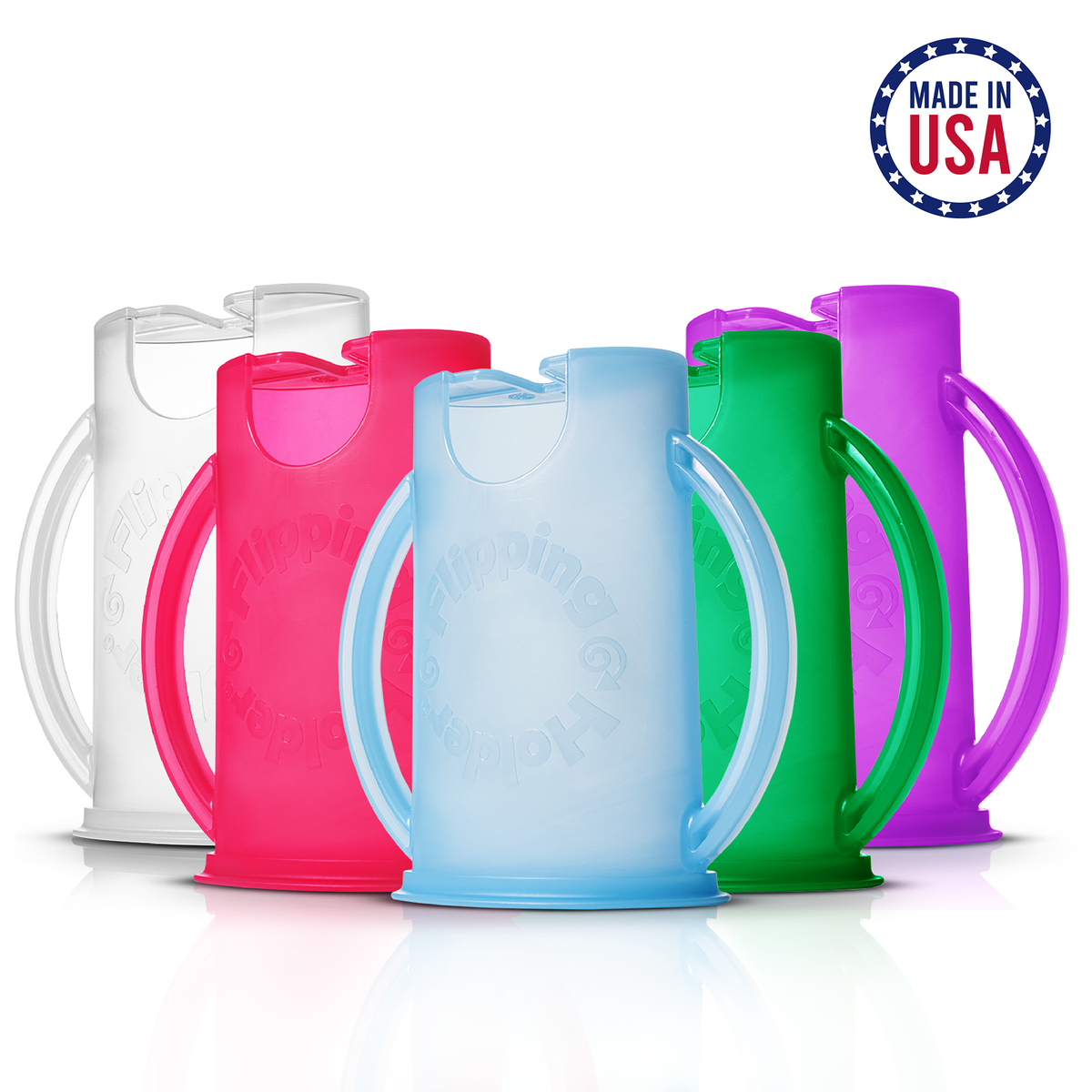 Flipping Holder DELUXE w/ LID (White) 8