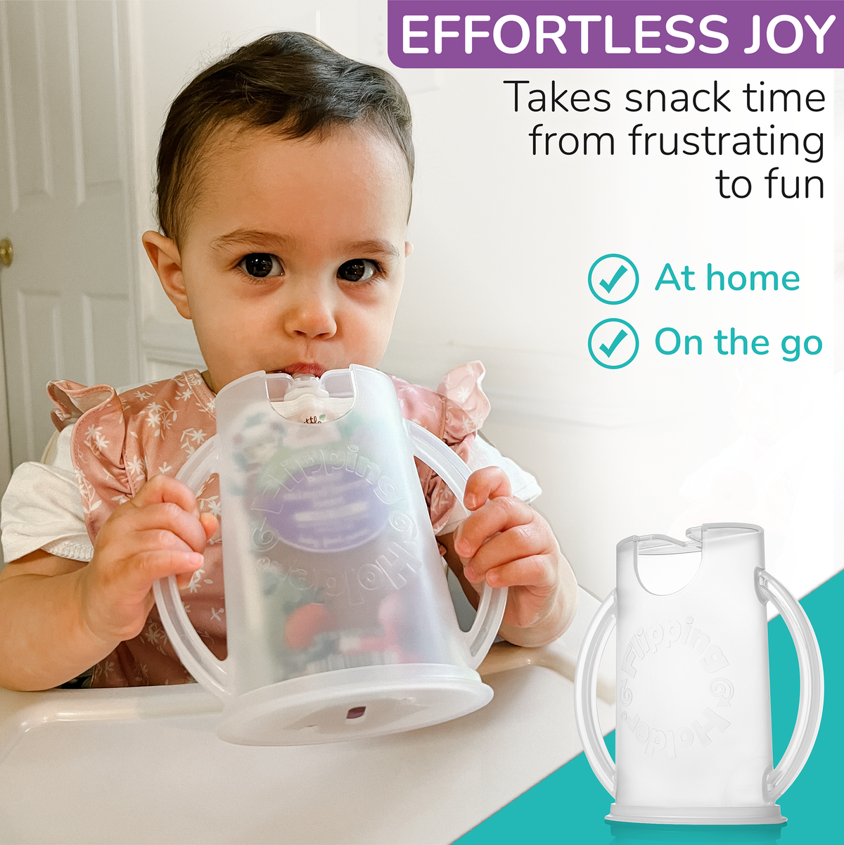 Flipping Holder DELUXE w/ LID (White) 3