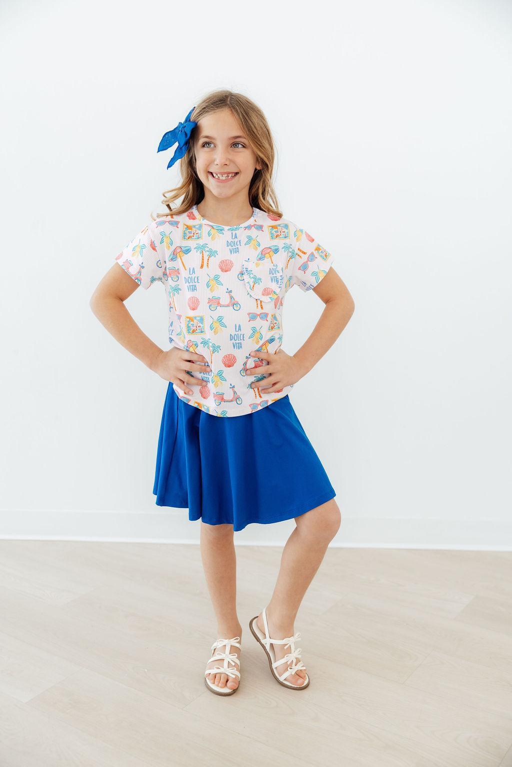 La Dolce Vita Ruffle Pocket Tee 4